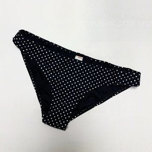 3/$20 Black White Polka Dot Cheeky Bikini Bottoms Size Small